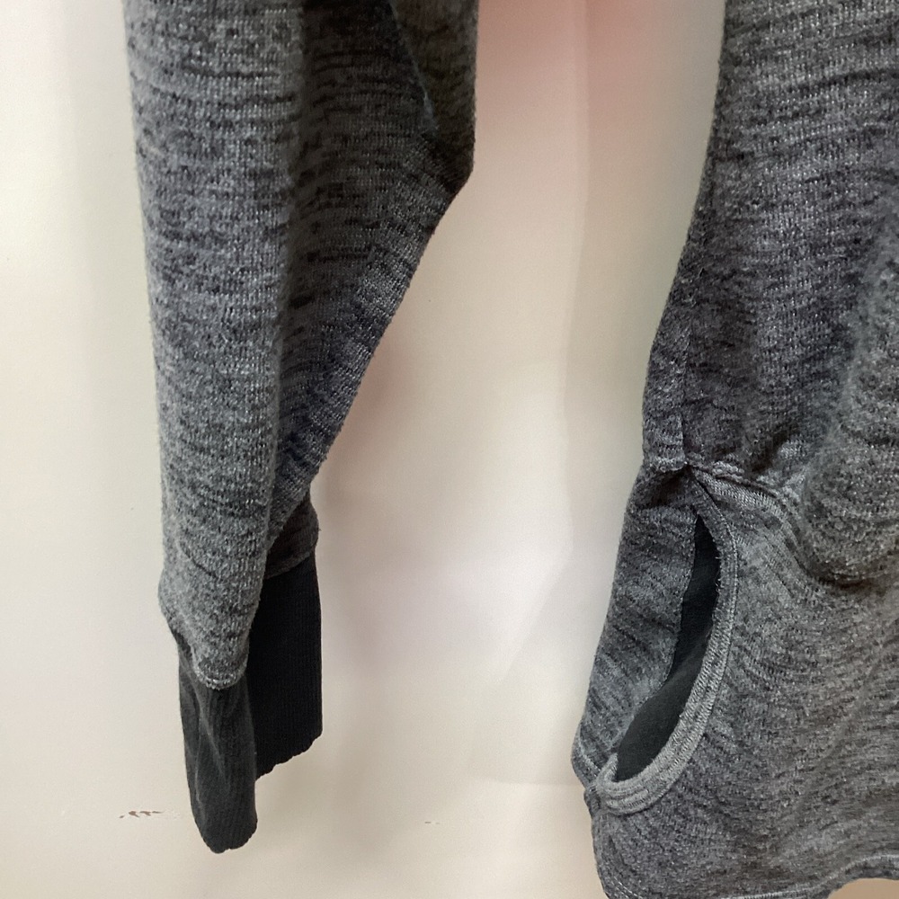 Athleta Women's Batwing and Robin Cowl Neck Sweatshirt Long Sleeve Gray Sz Small - Picture 4 of 9